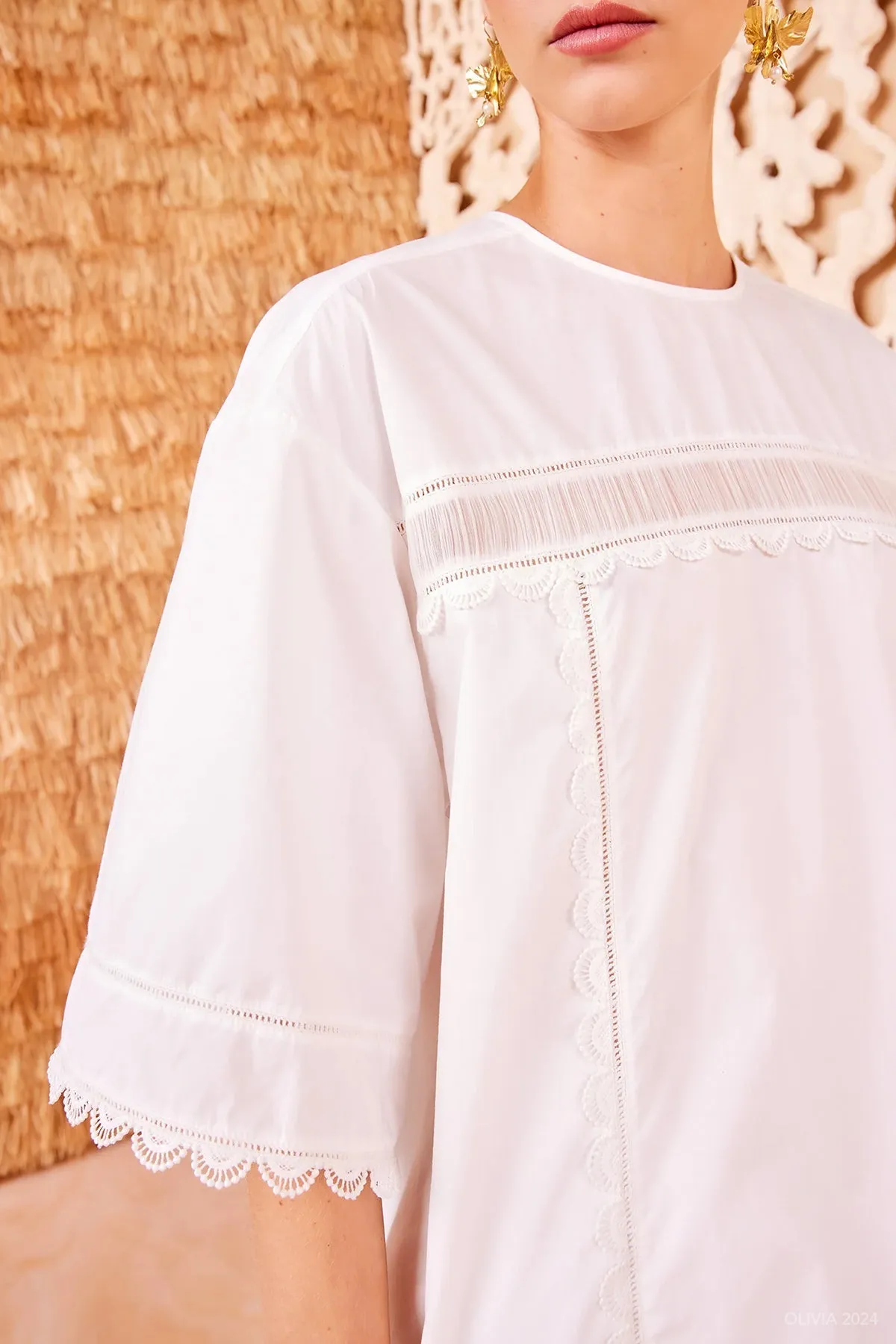 Diyana Tunic in Cowrie