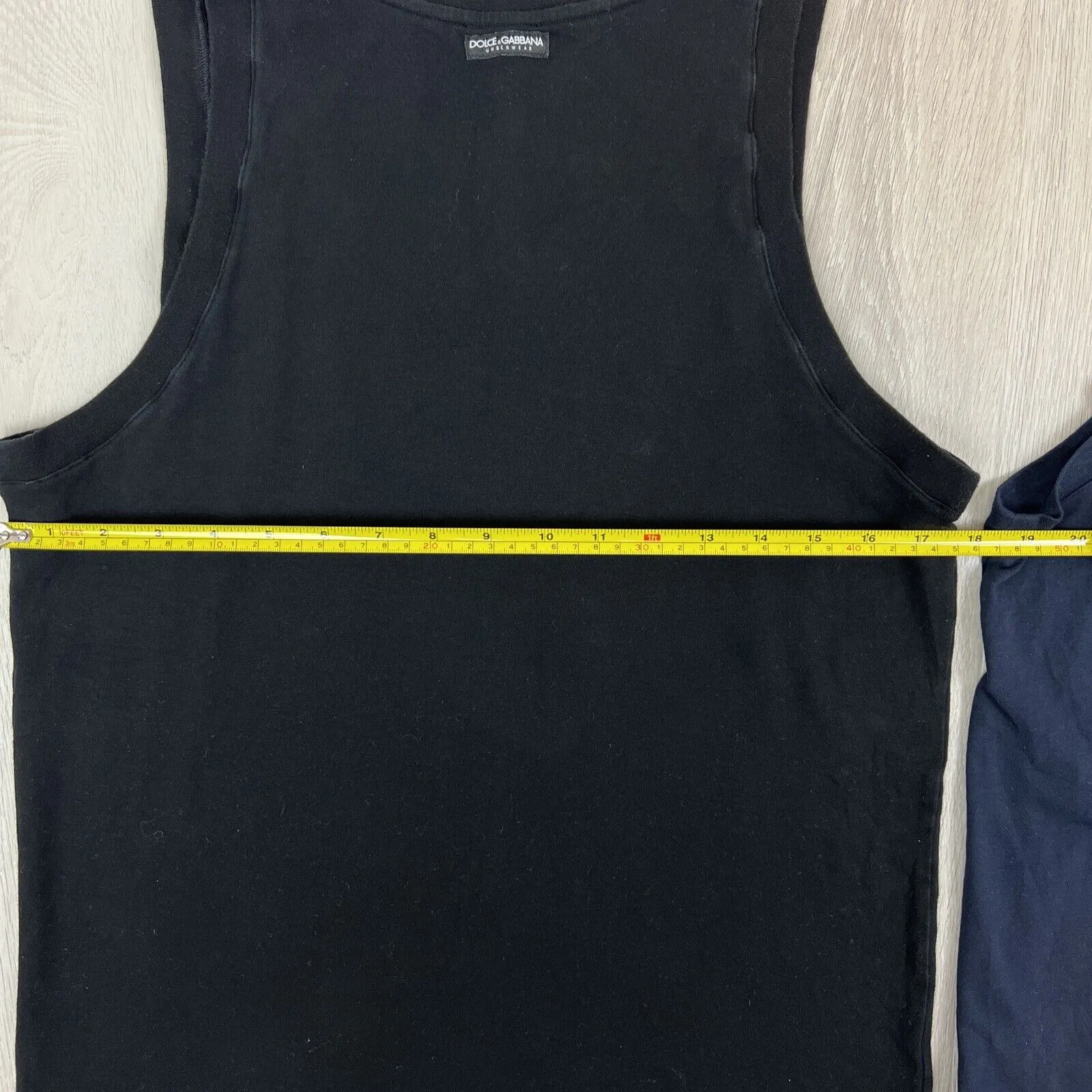 Dolce & Gabbana Sleepwear Womens Black Tank Top Size Small (2 Tanks)