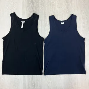 Dolce & Gabbana Sleepwear Womens Black Tank Top Size Small (2 Tanks)