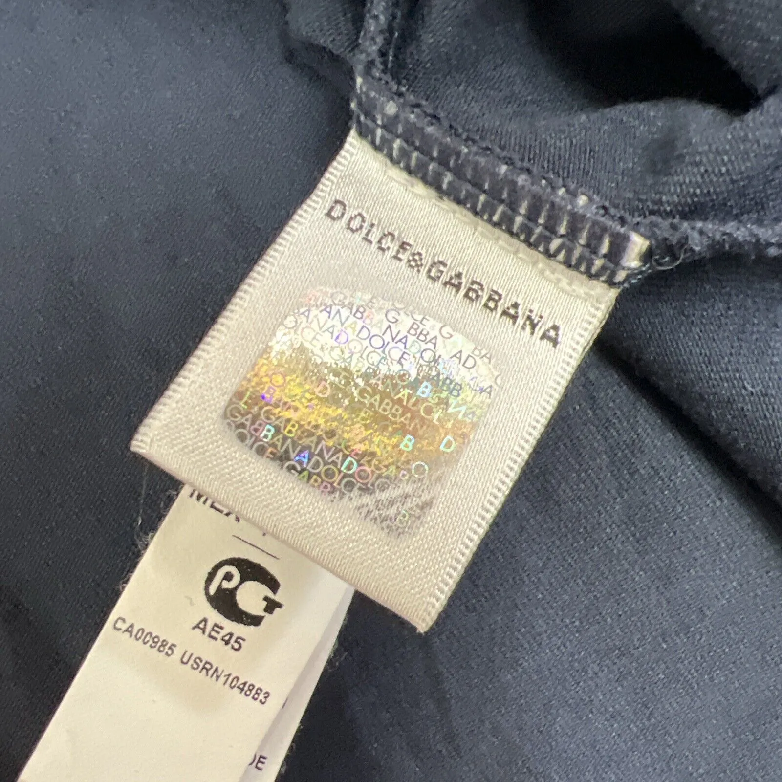 Dolce & Gabbana Sleepwear Womens Black Tank Top Size Small (2 Tanks)