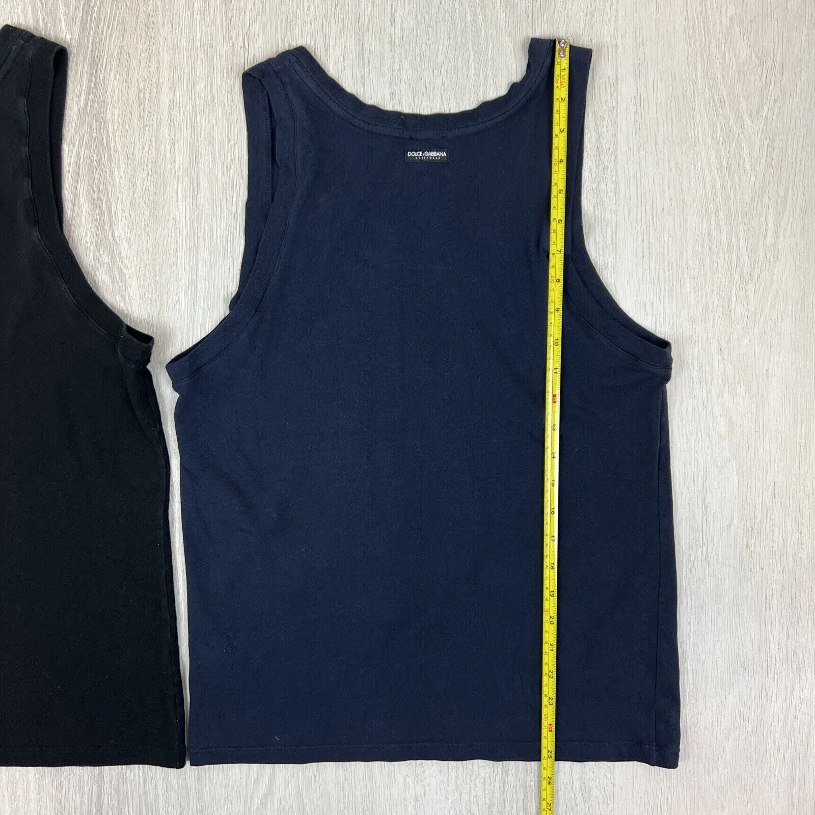 Dolce & Gabbana Sleepwear Womens Black Tank Top Size Small (2 Tanks)