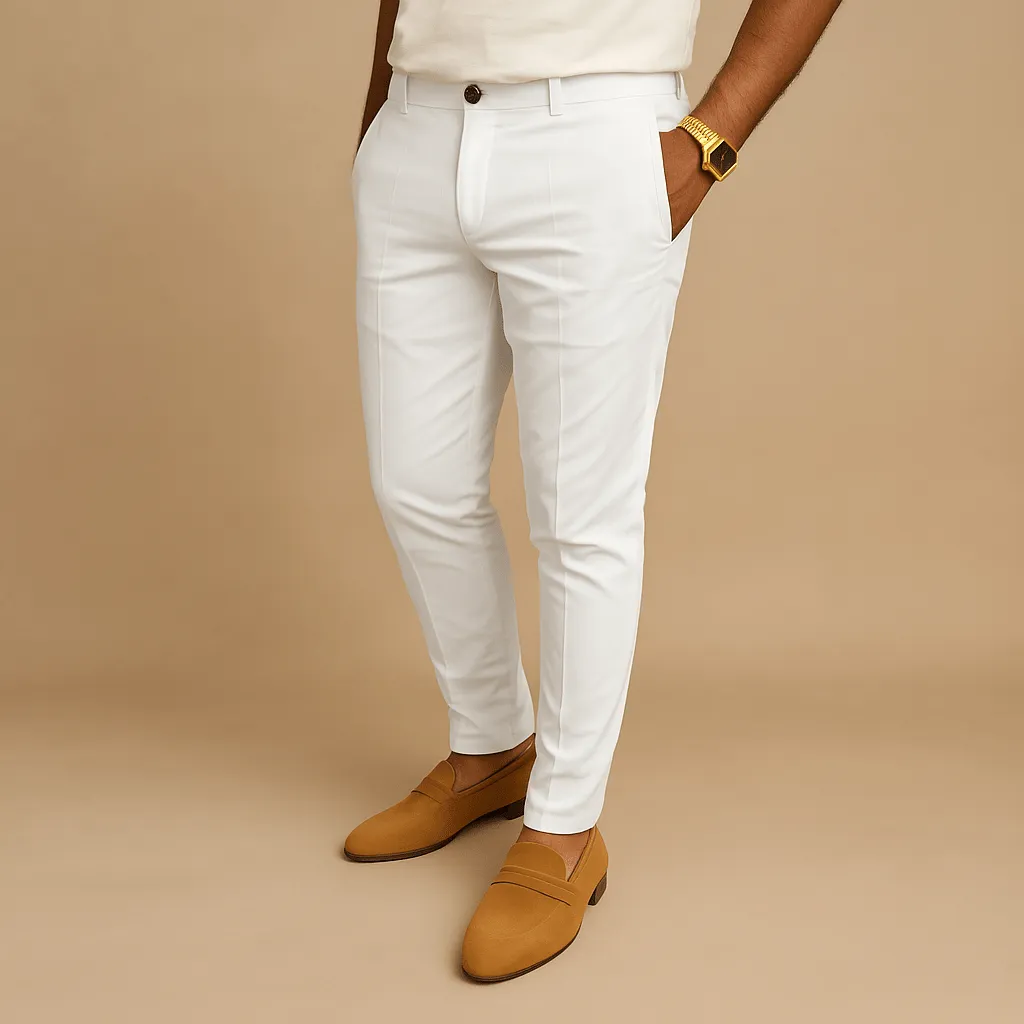 Domoir | Leon Comfort Fit Chino Trousers