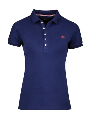 Dublin Navy Ladies Lily Cap Sleeve Polo Top