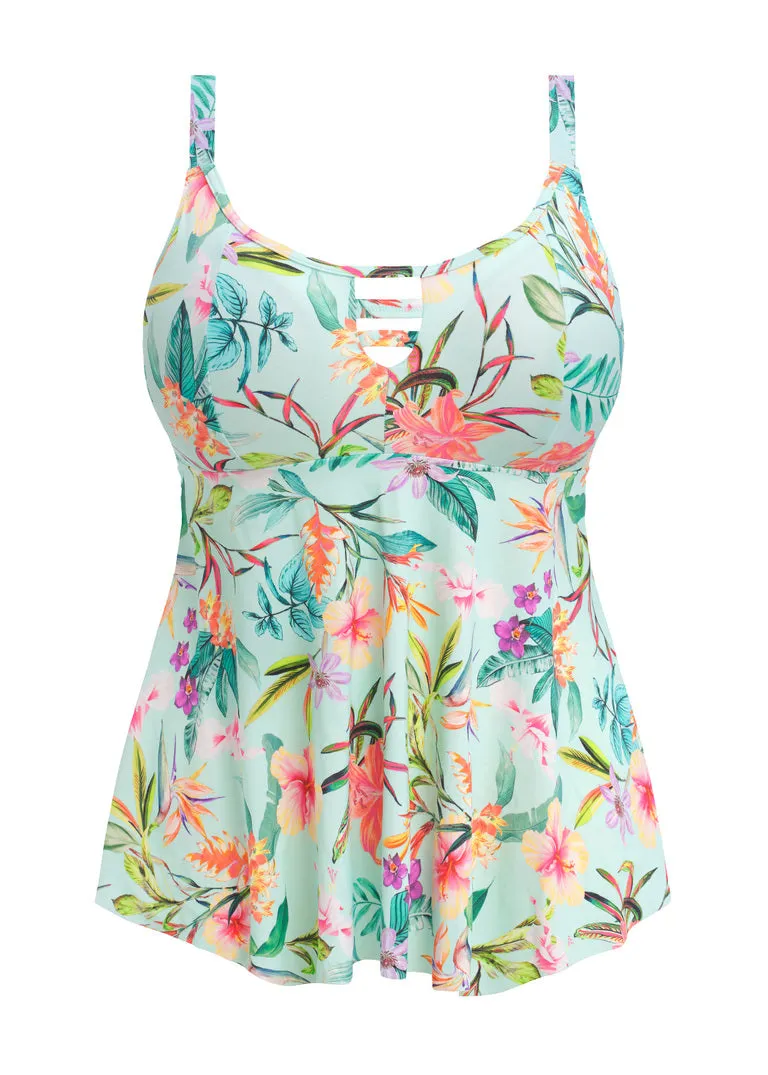 Elomi Sunshine Cove Non Wired Moulded Tankini Aqua