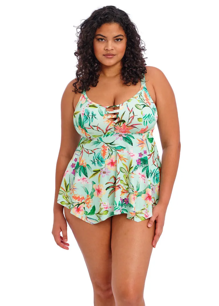 Elomi Sunshine Cove Non Wired Moulded Tankini Aqua
