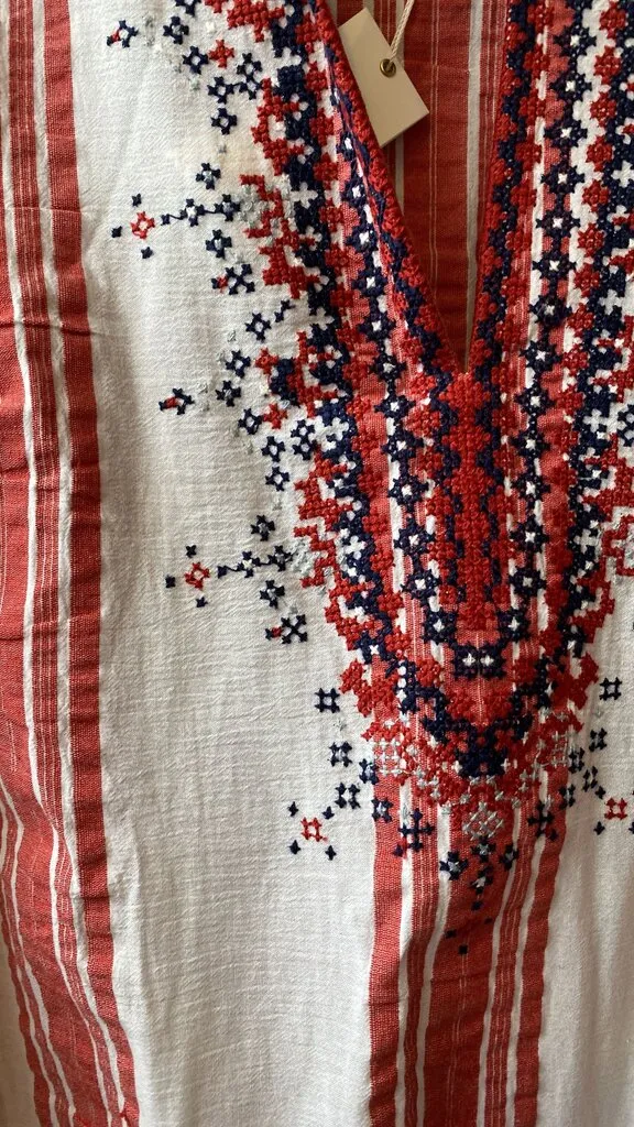 Embroidered Tory Tunic Top
