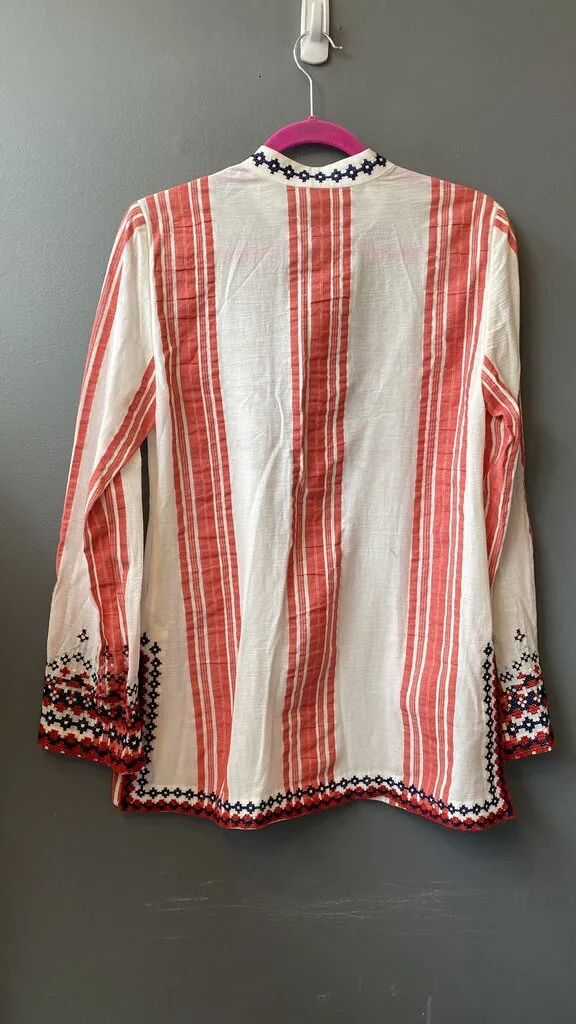 Embroidered Tory Tunic Top