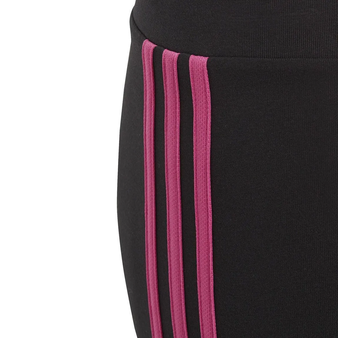 Essentials 3-Stripes Cotton Leggings - Girls