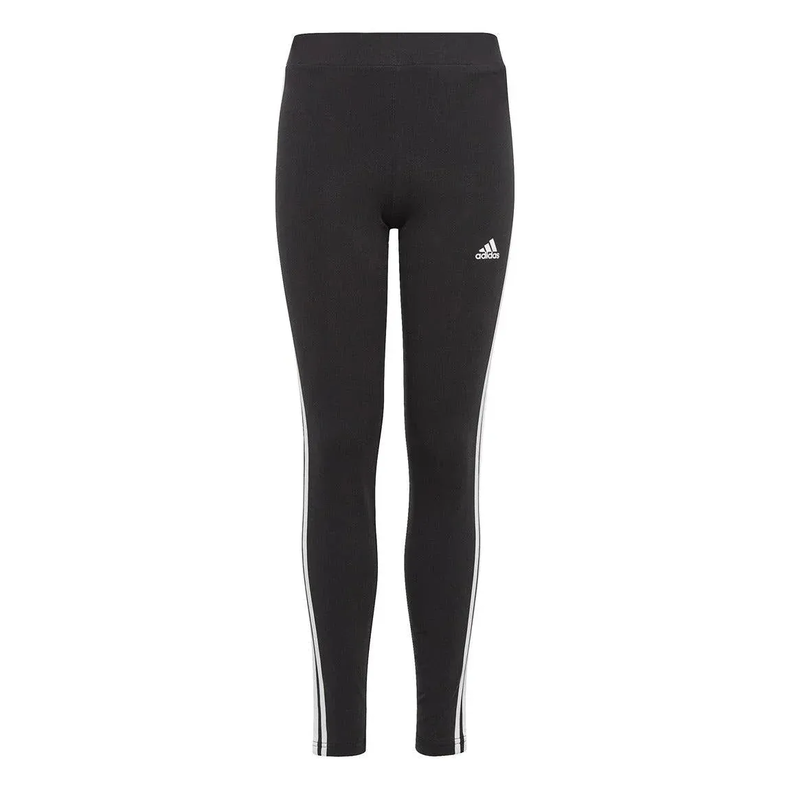 Essentials 3-Stripes Cotton Leggings - Girls