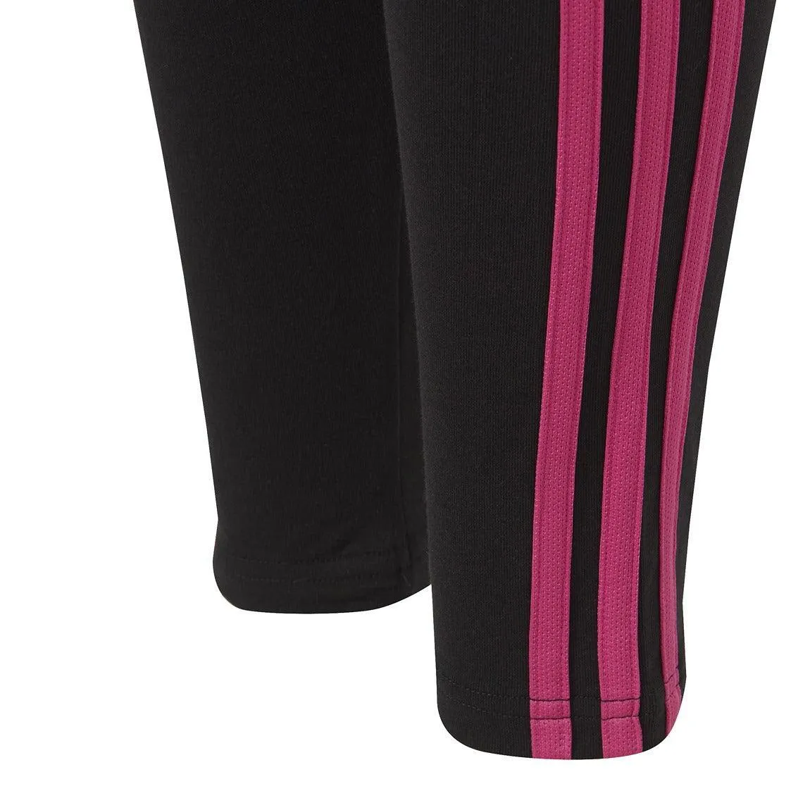 Essentials 3-Stripes Cotton Leggings - Girls