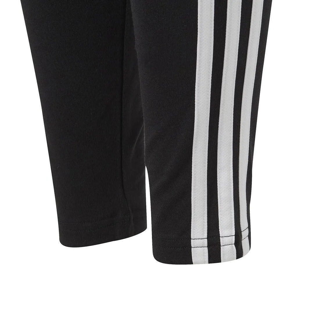 Essentials 3-Stripes Cotton Leggings - Girls