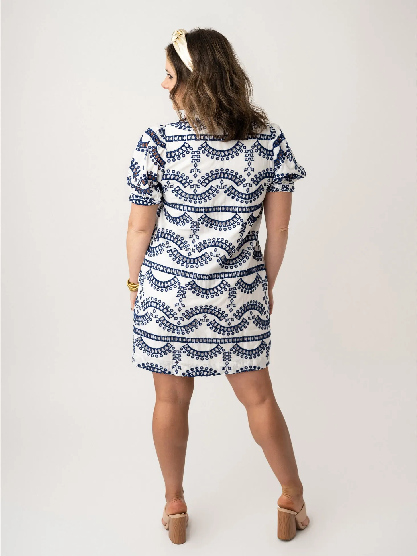 Eyelet Geo Charm Dress