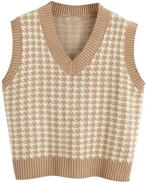 Fashion Sleeveless Women Knitting Vest