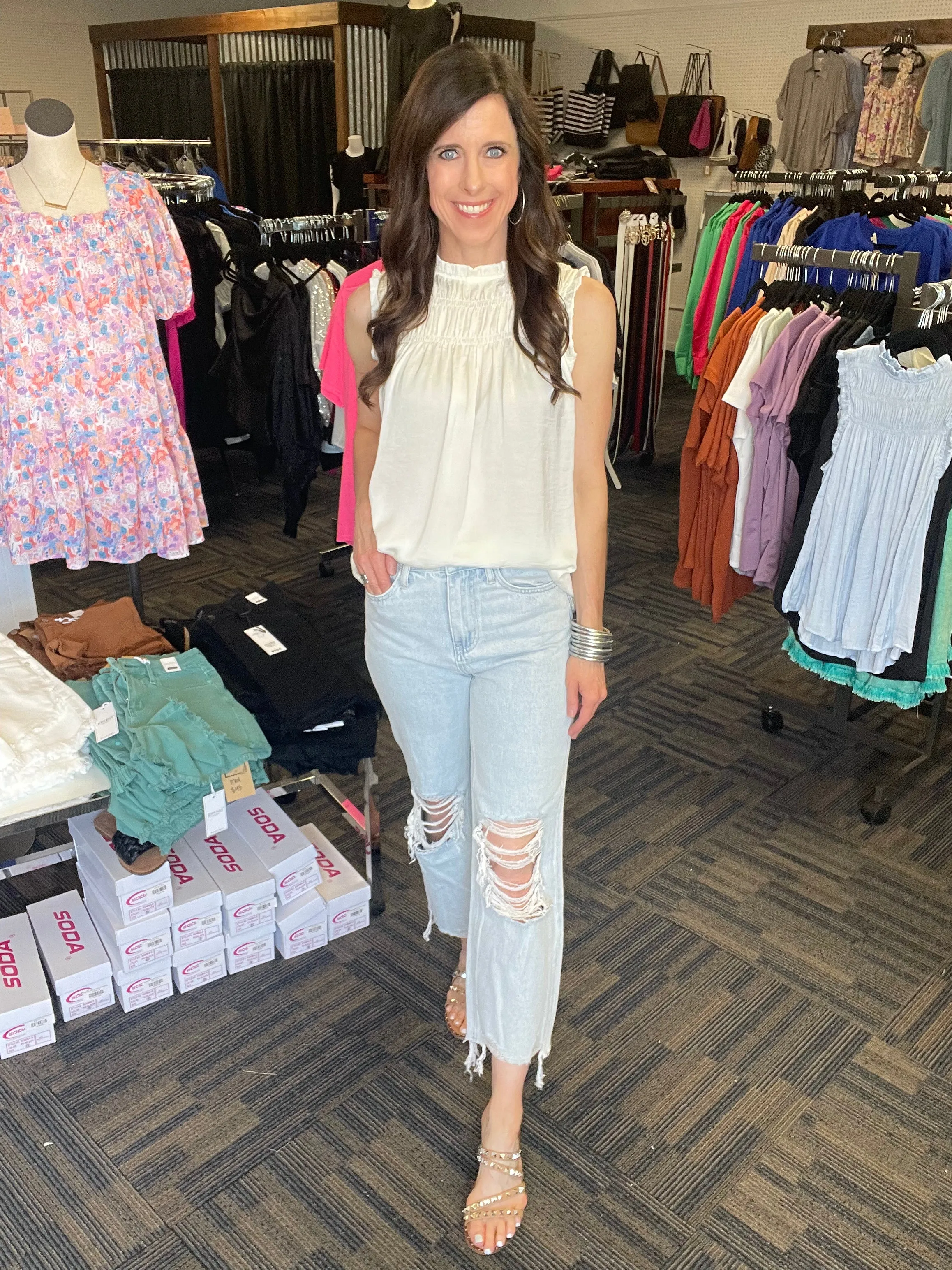 Feeling The Love Sleeveless Top-Multiple Colors Available