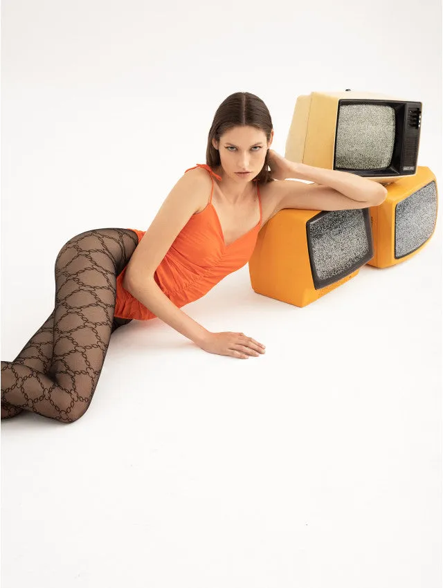 Fiore Unchained 30 Den – Elegant Chain Patterned Tights