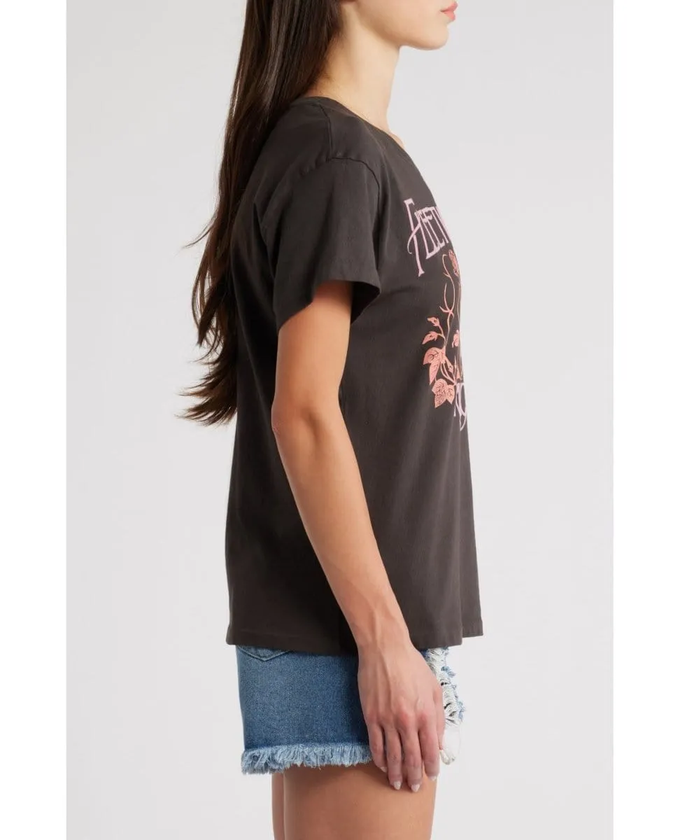 Fleetwood Mac Floral Tour Tee Black