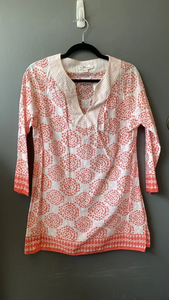 Floral Cotton Tunic Top