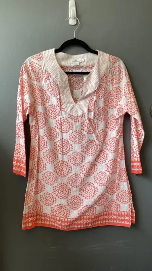 Floral Cotton Tunic Top