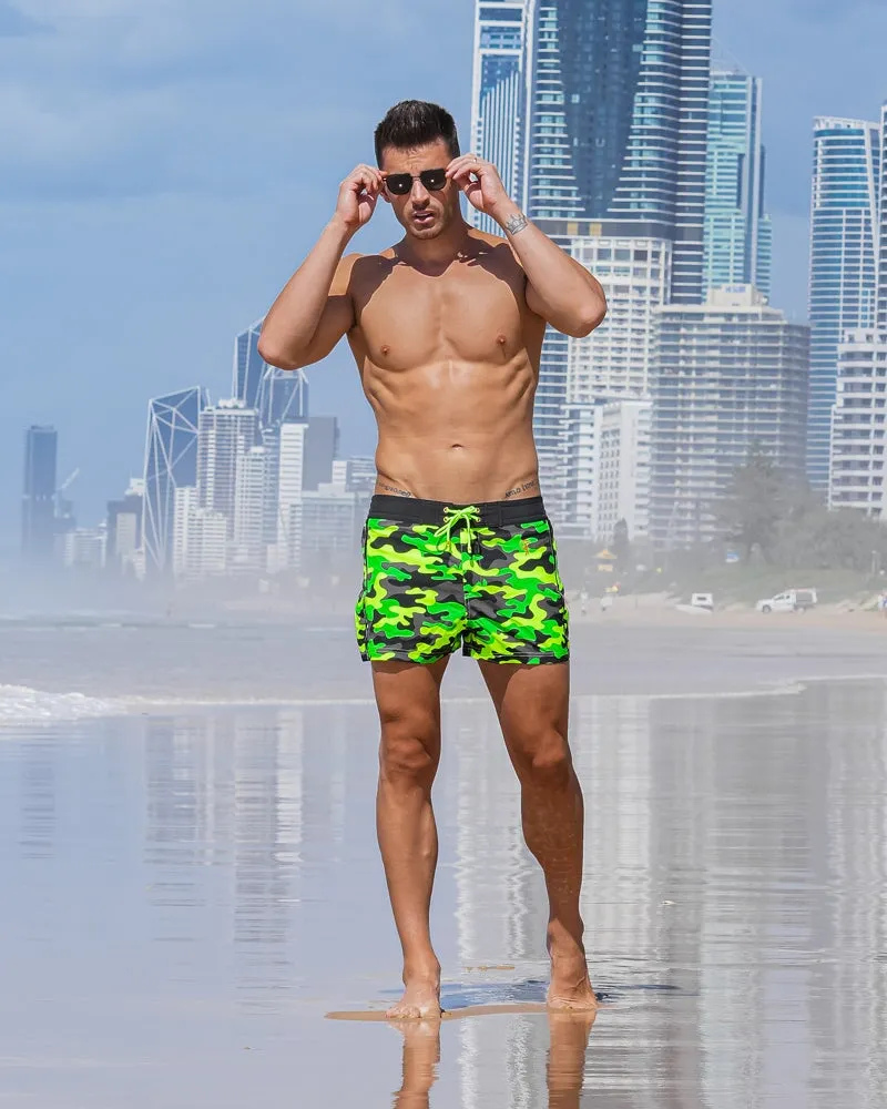 Fluro Green Camo - 3"