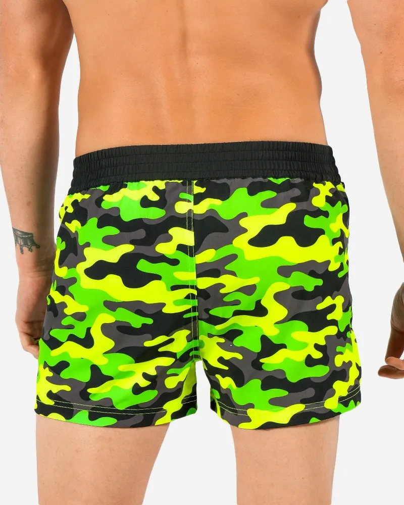 Fluro Green Camo - 3"