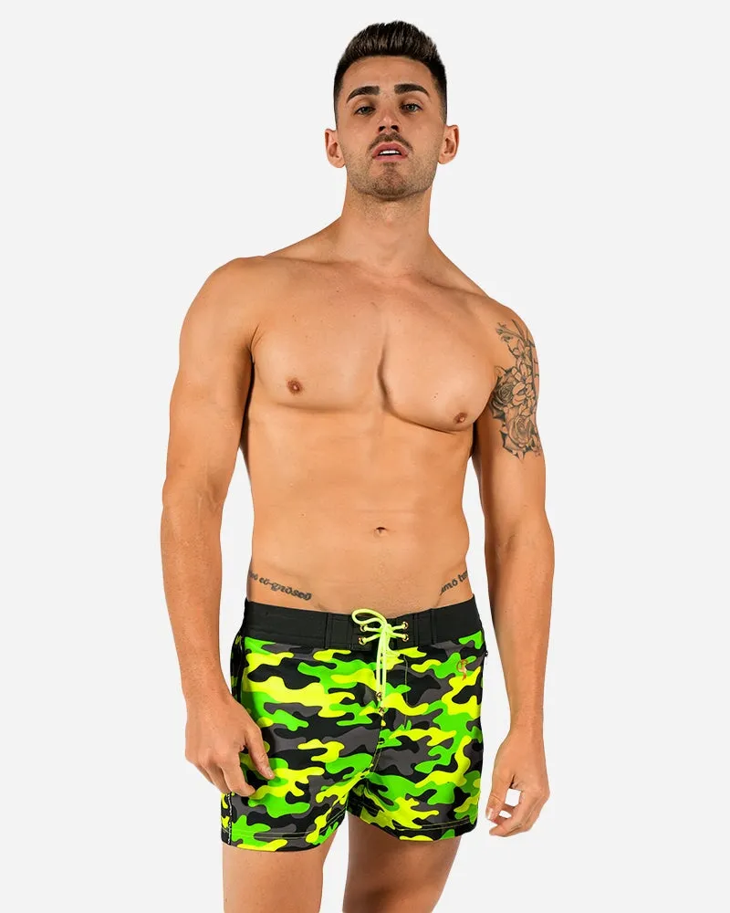 Fluro Green Camo - 3"