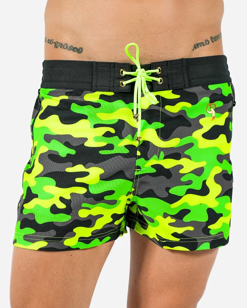 Fluro Green Camo - 3"