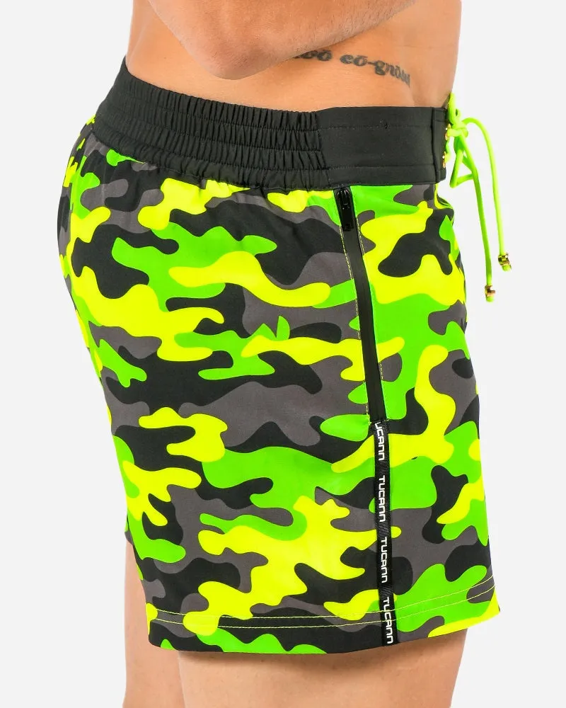 Fluro Green Camo - 3"