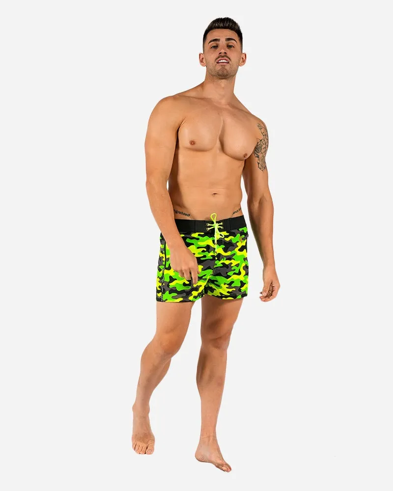Fluro Green Camo - 3"