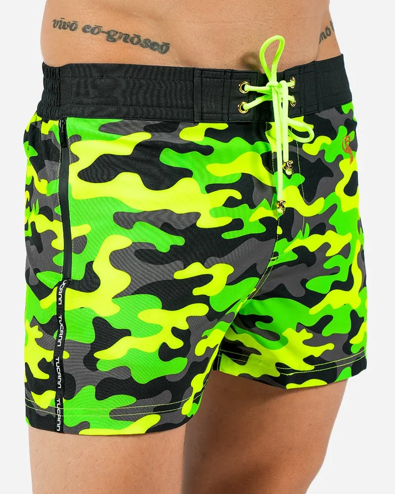 Fluro Green Camo - 3"