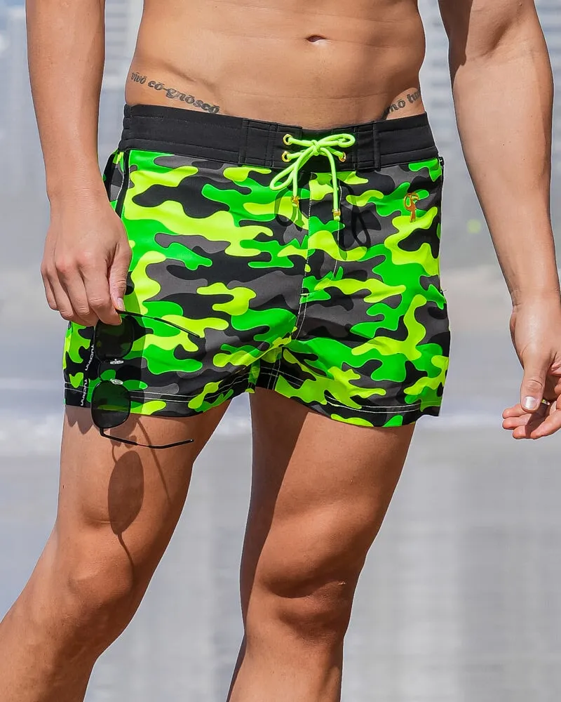 Fluro Green Camo - 3"