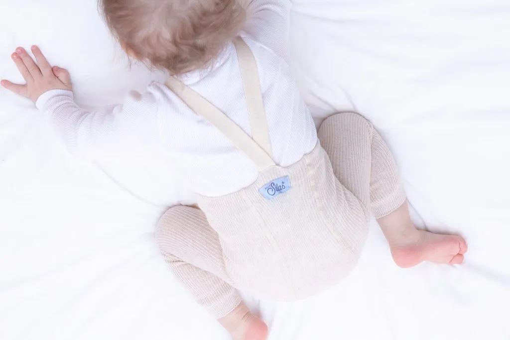 Footless Cotton Tights - Cream Blend