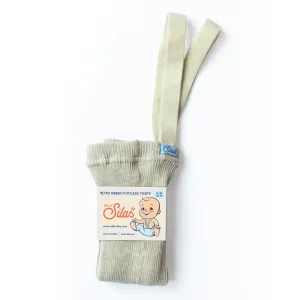 Footless Cotton Tights - Cream Blend