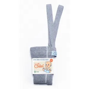 Footless Cotton Tights - Marshmallow Sky
