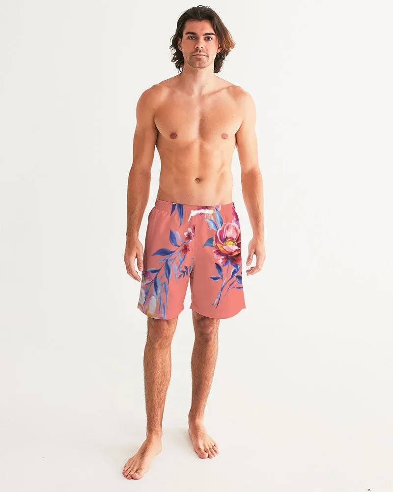 Forbidden Floral  Men's Swim Trunk