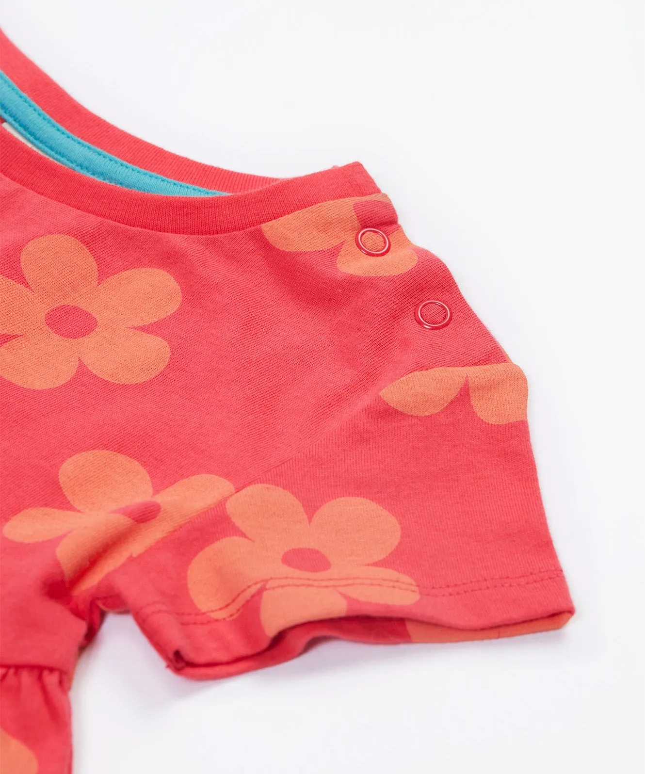Frugi Millie Tunic Top - Floral Fun / Koala