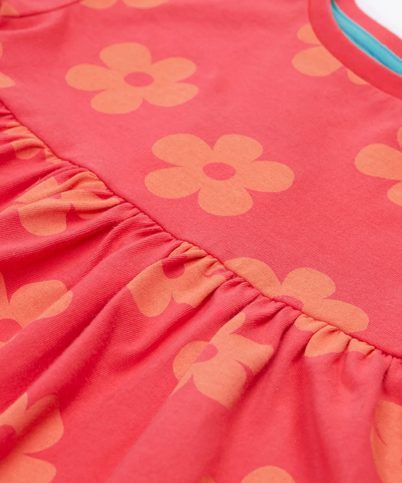 Frugi Millie Tunic Top - Floral Fun / Koala