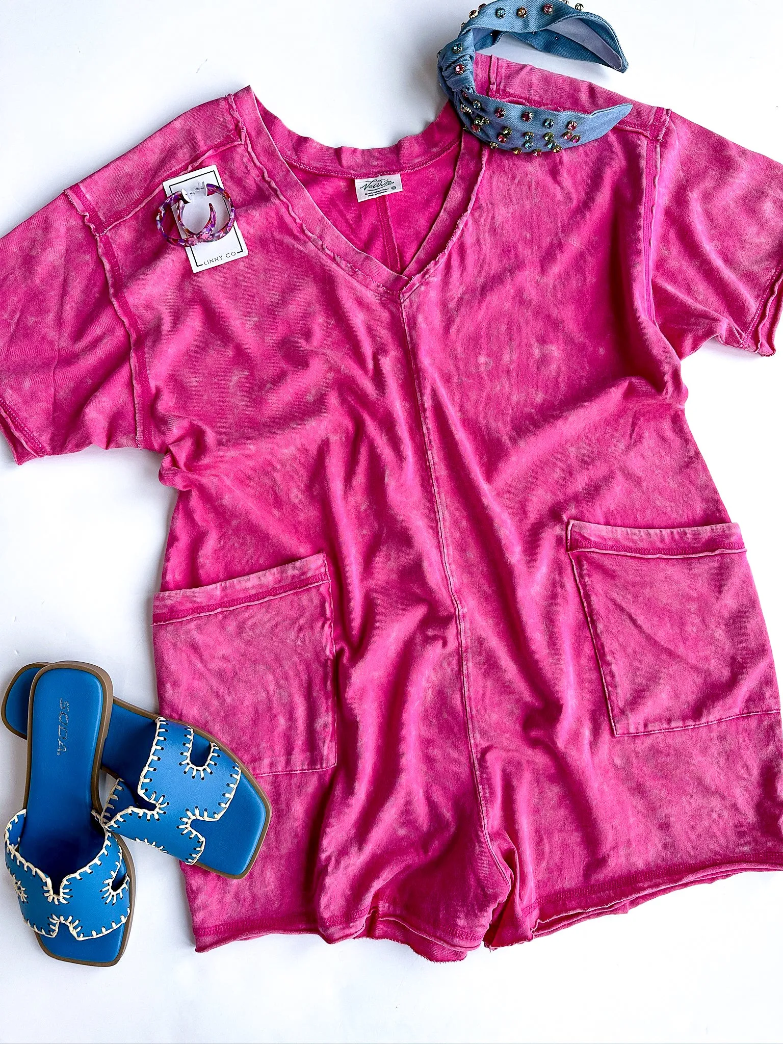 Fun & Faded Short Romper