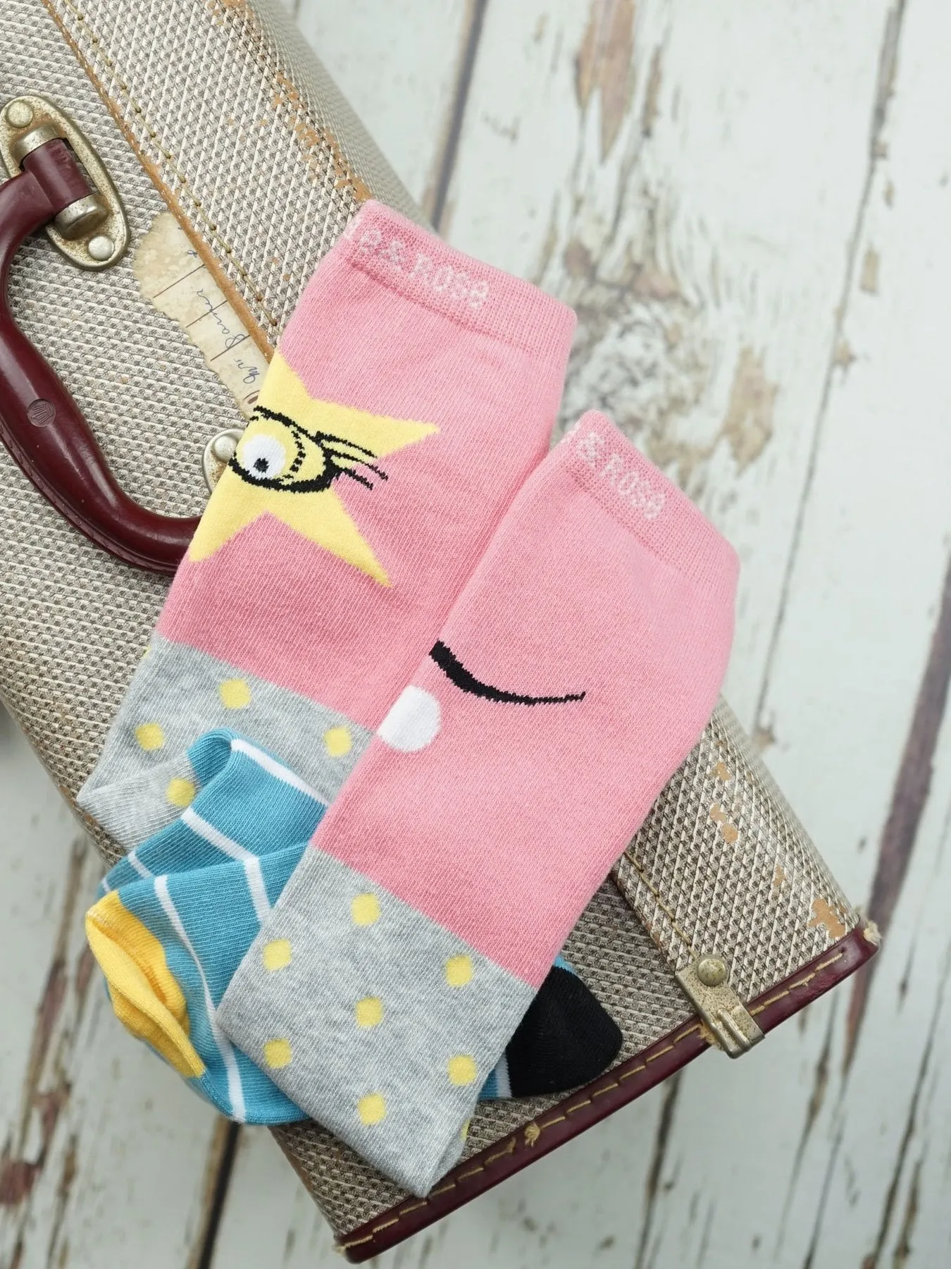 Fun Face Knee High Socks