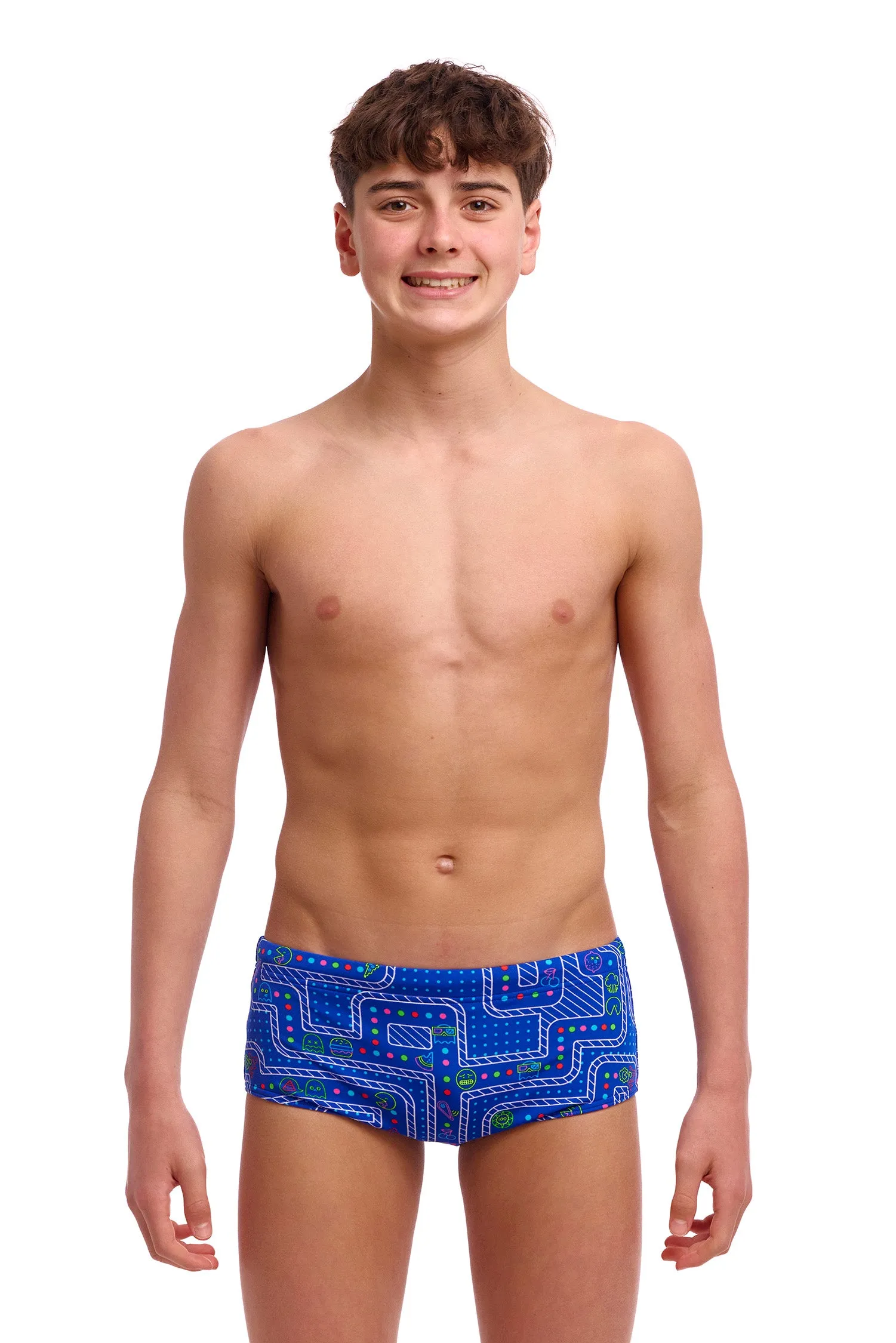 Funky Trunks Boys Much Munchies Sidewinder Trunks