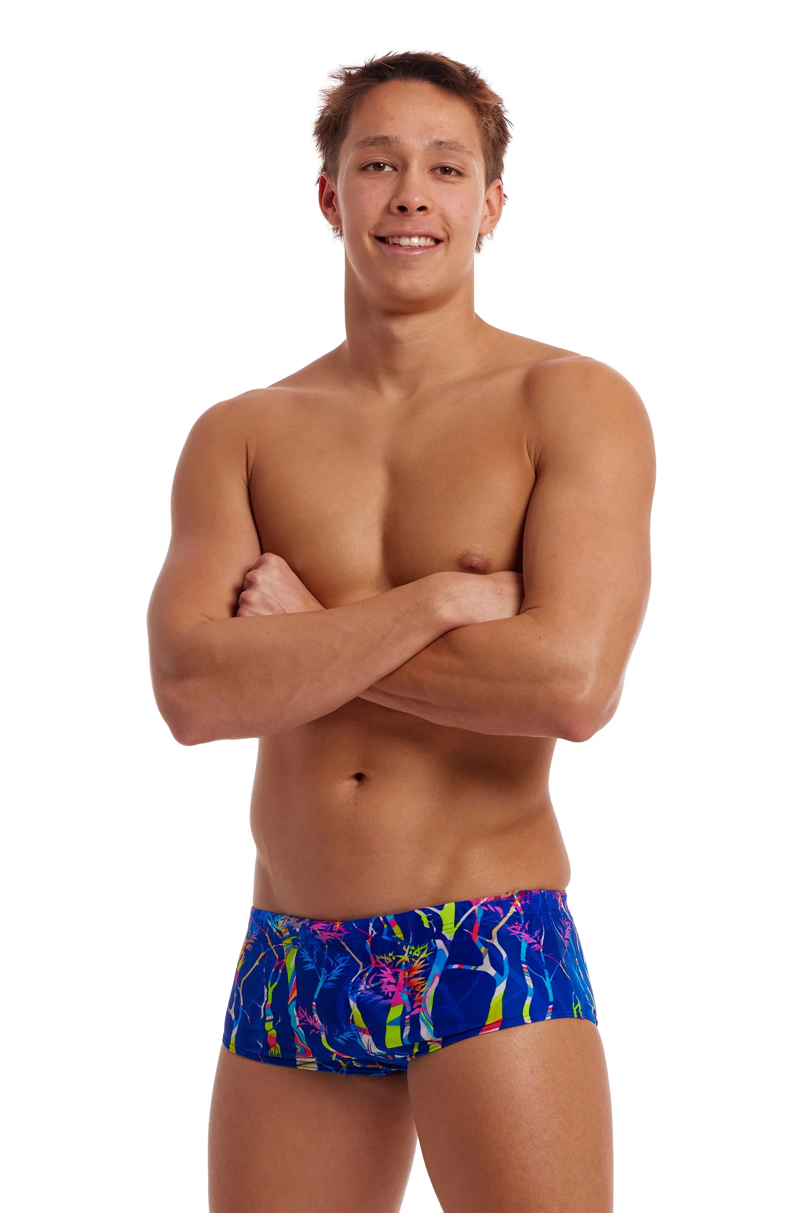 Funky Trunks Men's Dammed Sidewinder Trunks