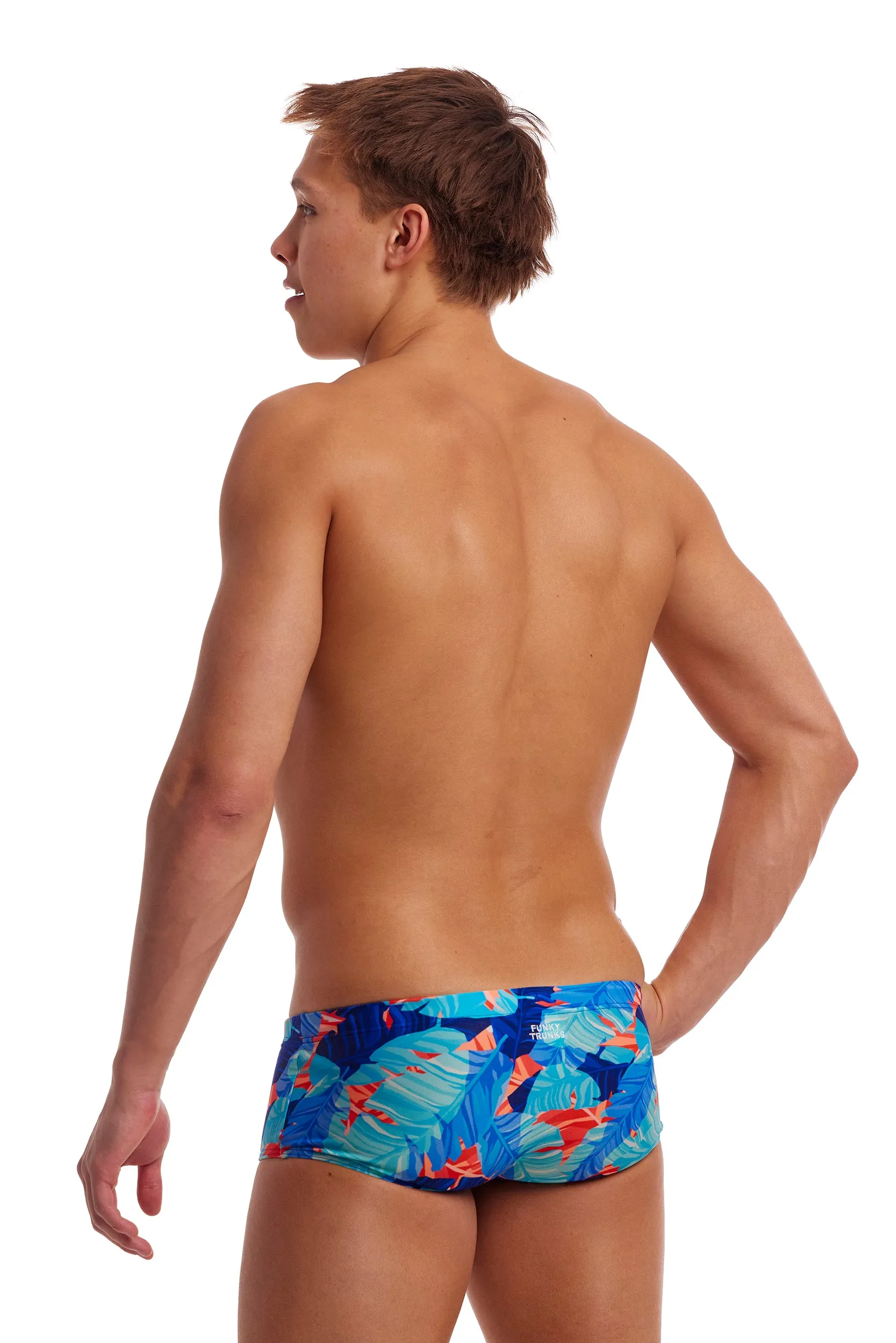 Funky Trunks Men's Lotsa Leaves Sidewinder Trunks