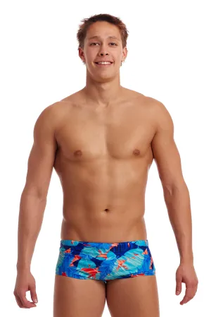 Funky Trunks Men's Lotsa Leaves Sidewinder Trunks