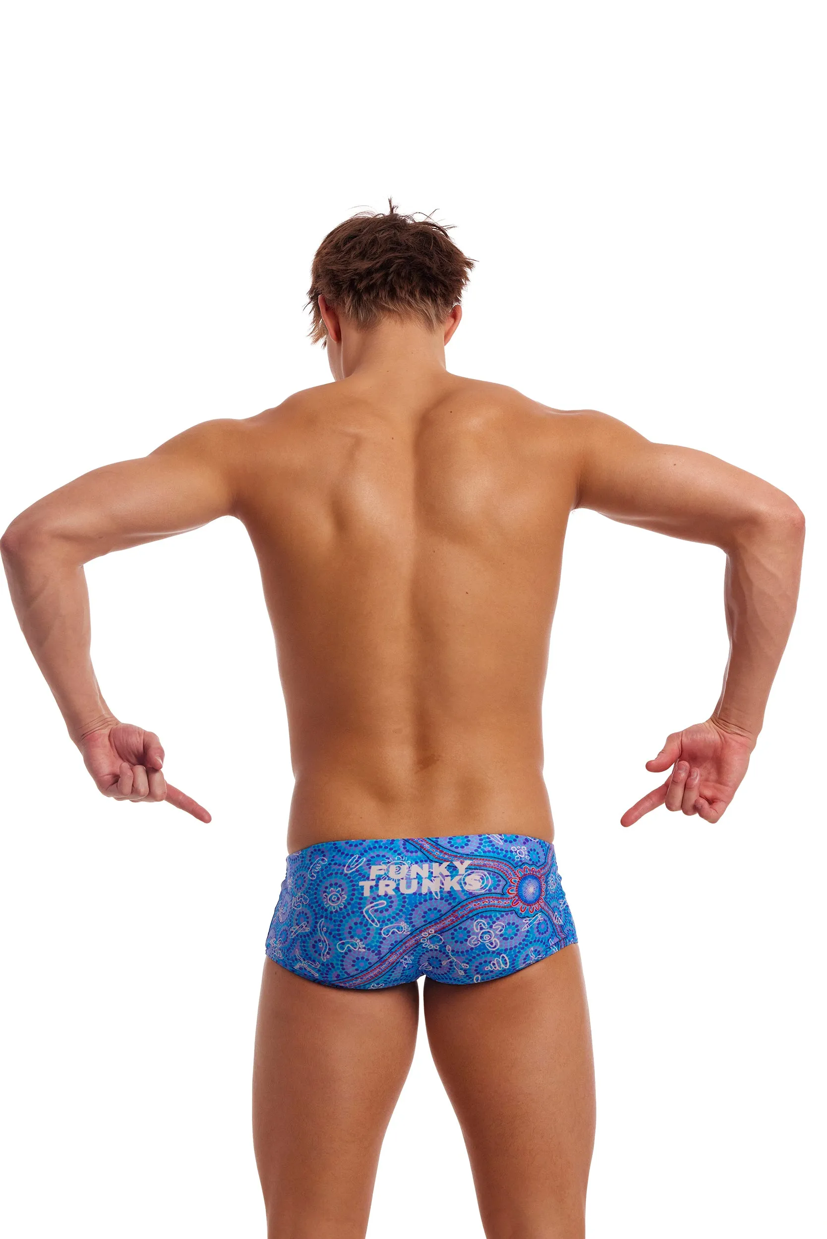 Funky Trunks Men's Sea Dreams Sidewinder Trunks