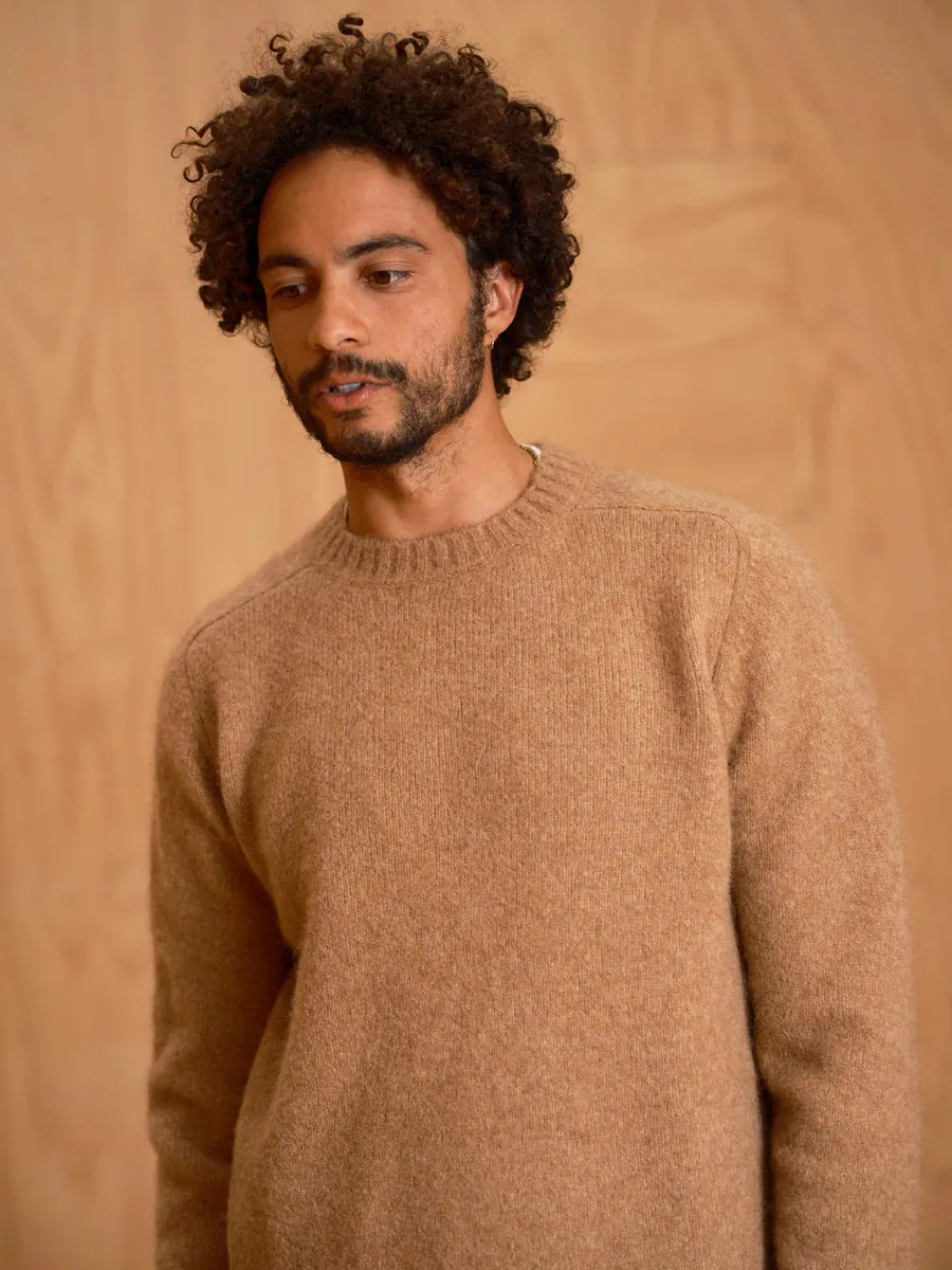 Fuzzy Cambridge Sweater - Butterscotch