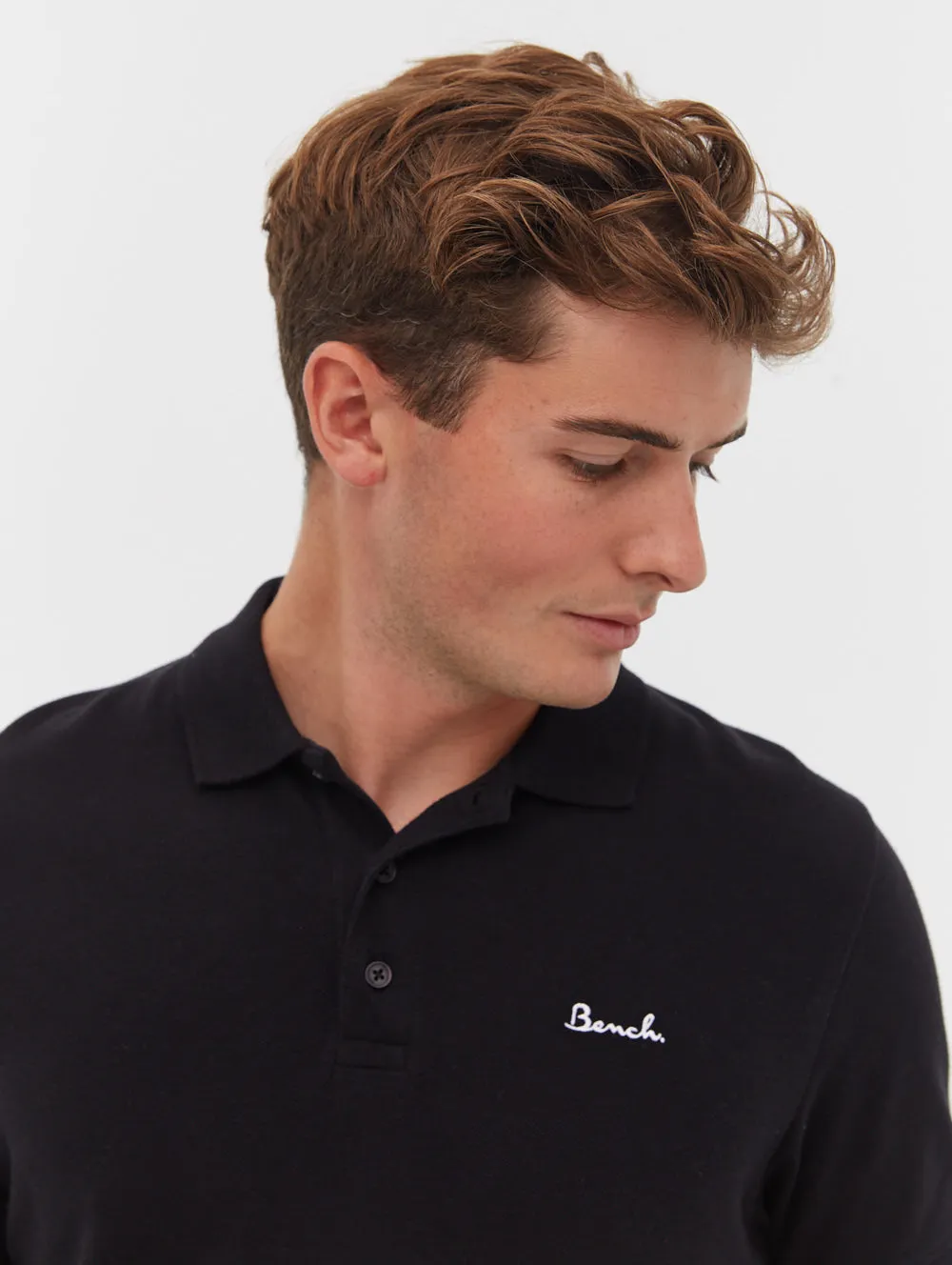 Garlon Embroidered Script Logo Polo Shirt - BN2M126413