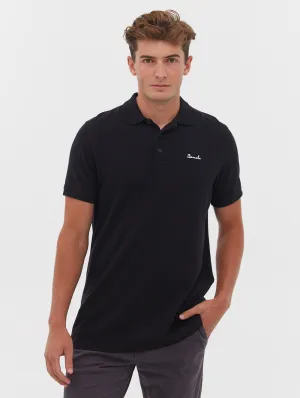 Garlon Embroidered Script Logo Polo Shirt - BN2M126413