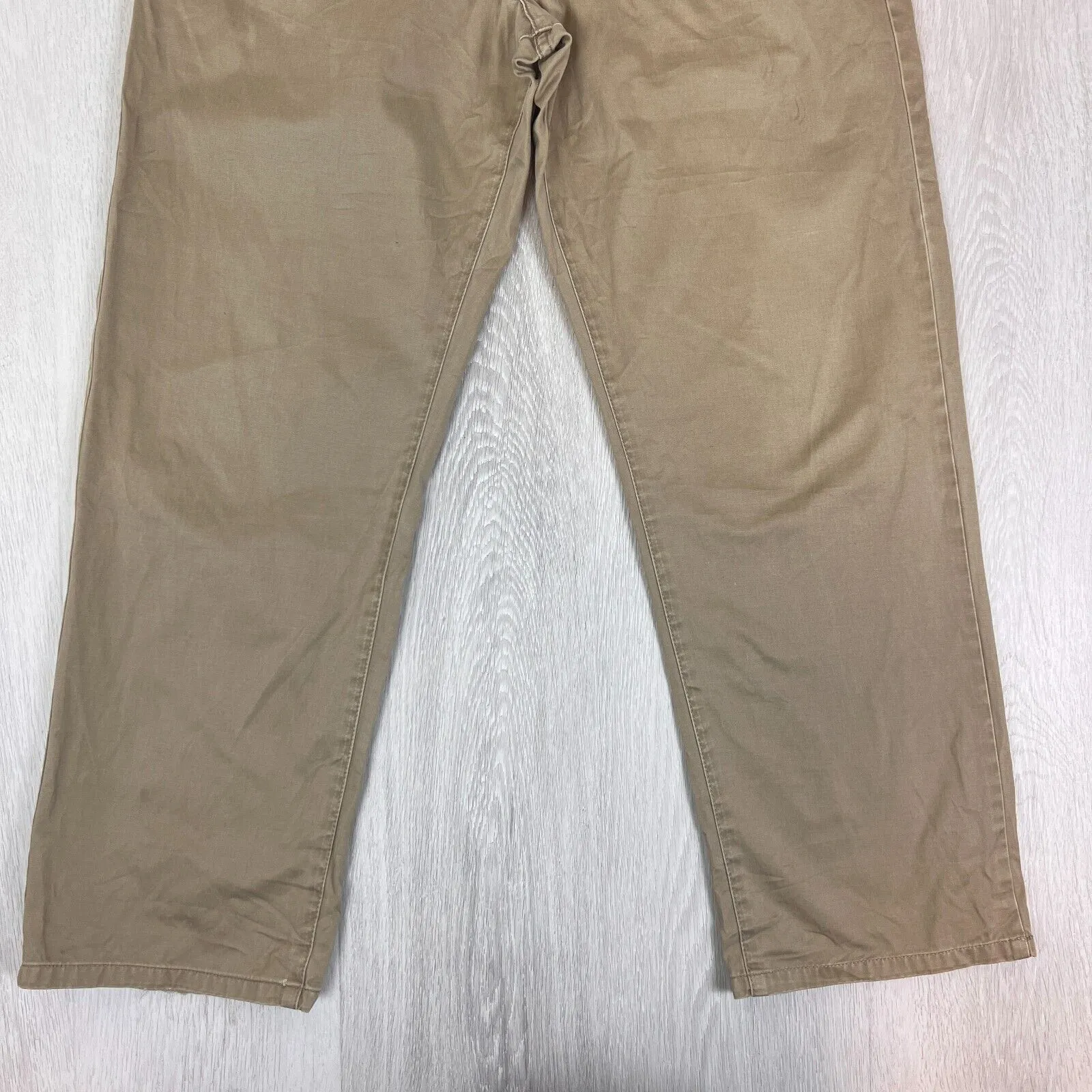 Gazman Mens Brown Regular Fit Chinos Size 36