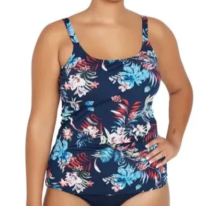 Genevieve Scoop Neck Tankini Botanica