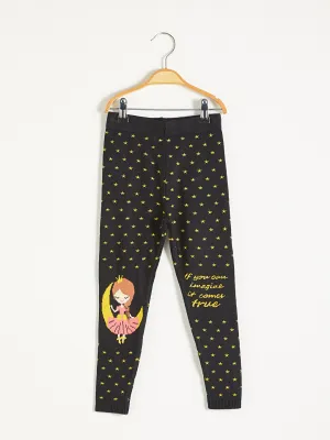 Girl's Patterned Knitwear Tights