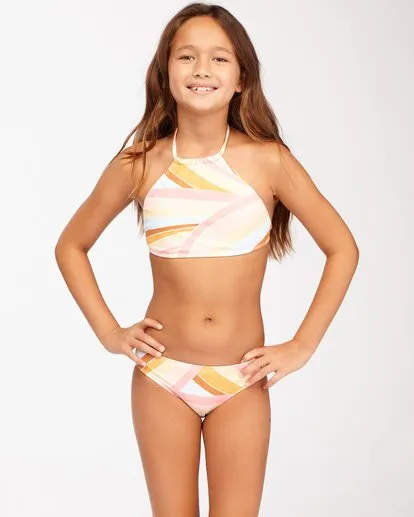 Girl's Sea Of Gold High Neck